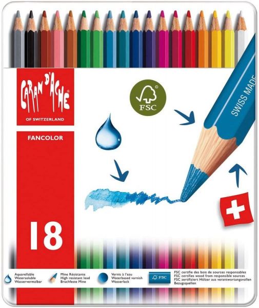 Карандаши цветные CARANDACHE Fancolor 1288.318